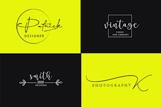 design a signature logo