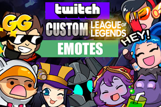 draw custom emotes for streaming platform
