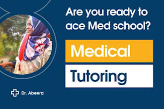 tutor you online for medicine and basic sciences subjects