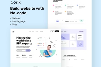 develop sites with web builder using dorik