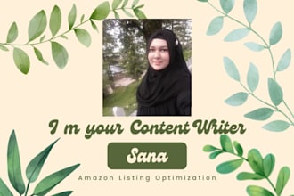 do content writing for amazon