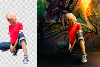 remove and change backgrounds in photoshopfor any image