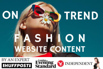 write you fashion, ecommerce, shopify SEO website content