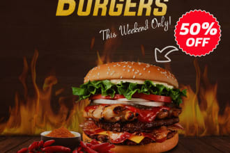 design creative party flyer, corporate flyer, food flyer,