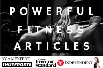 write powerful fitness SEO blog posts and articles