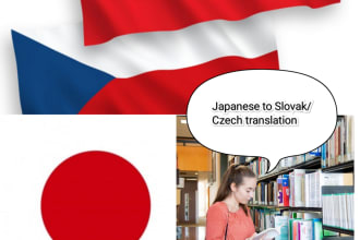 translate from japanese to slovak or czech or english