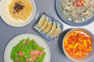 teach you chinese show you chinese food and chinese caligraphy
