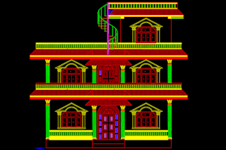 make 2d floor plans 3d house modelling and render in autocad