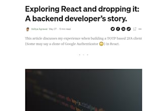 write technical content for you