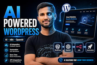 build an ai powered wordpress website with automation