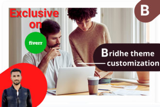 develop a beautifull wordpress website with the bridge theme