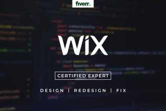 be your wix website design, redesign and SEO expert