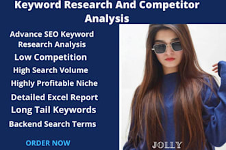 do advanced SEO keyword research and competitor analysis