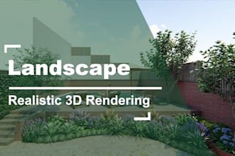 do a landscape architecture rendering