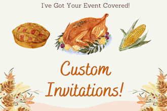 create stunning invitations for your events