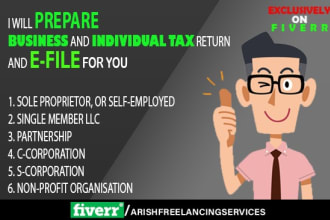 prepare your business or individual tax and efile