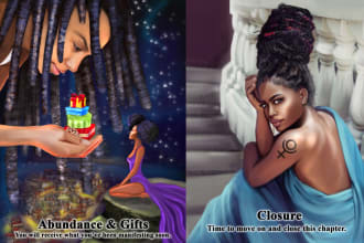 draw african american character design or illustration