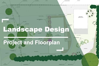 do landscape design and floorplans
