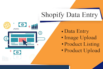 do shopify data entry in arabic , french and english