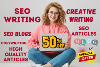 do article writing, creative writing, blog writer, copywriting, content writers