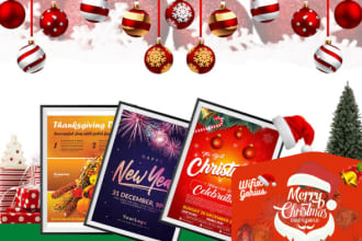 design christmas flyers thanksgiving flyer new year flyer