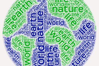 do word cloud art and typography t shirt design