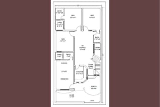 make 2d plans of ground floor on autocad