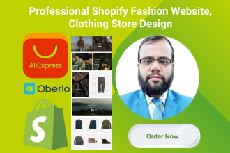 design shopify luxury fashion website shopify store clothing website