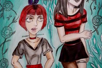 draw or create stylized versions of fanart or references