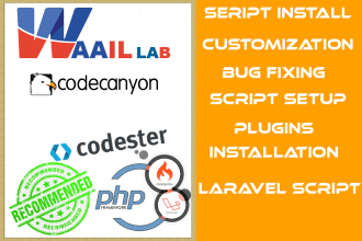 install and setup any codecanyon PHP script