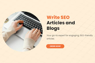 write SEO friendly blog or article