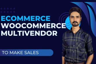 design modern wordpress woocommerce store and website