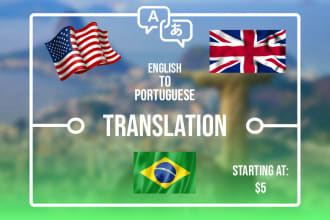translate english to portuguese