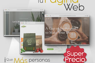 create pages web, design web