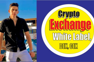 create crypto white label exchange website, trading platform
