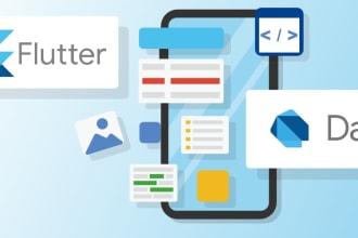 develop a hybrid app using flutter for iso and android