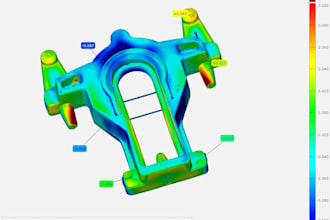 give you a dimensional report for your 3d scan and  inspection