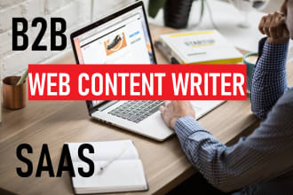 write b2b and saas website content or blog post on any topic