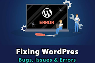 fix wordpress website critical errors and bugs