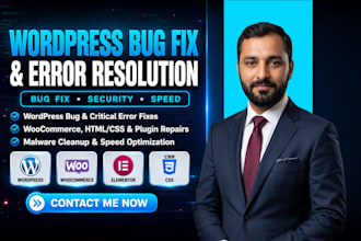 fix wordpress website critical errors and bugs