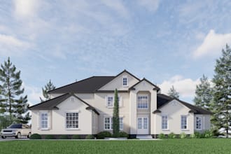 design exterior architectural 3d rendering