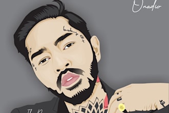 design simple vector art