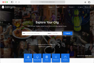 create business directory listing website like yelp