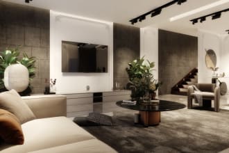 design your business, also interior and exterior in 3ds max