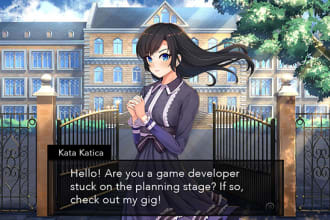 plan the story of your visual novel or otome game or rpg