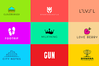 do modern minimalist and trendy logo design