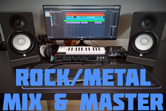 mix, master your rock, metal song