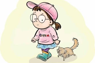 draw awesome children book illustration