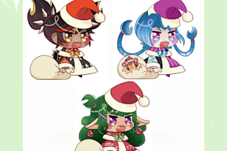 draw custom padoru for you