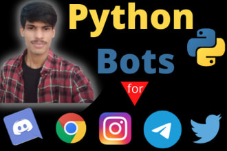 build a discord and twitter, python bot with exe and gui